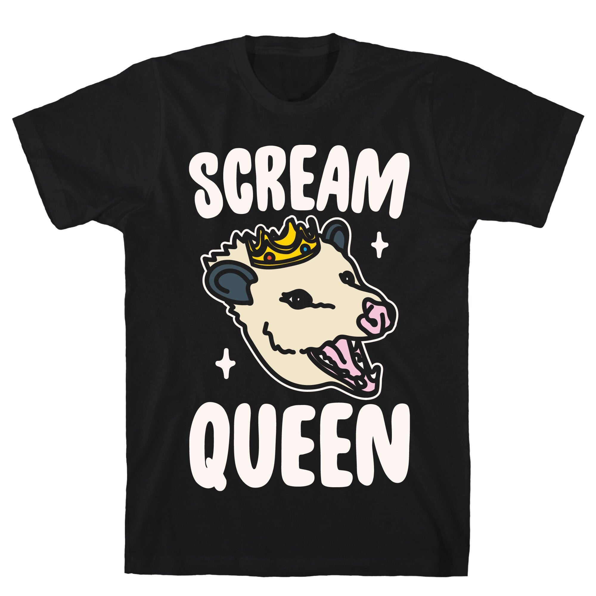 Scream Queen White Print T-Shirt